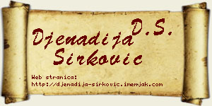 Đenadija Sirković vizit kartica